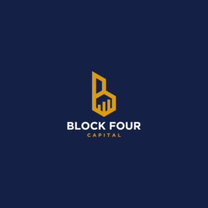 Option #1 Block Four Capital and Option #2 Block 4 Capital | Diseño de Logo por Shirin Studio