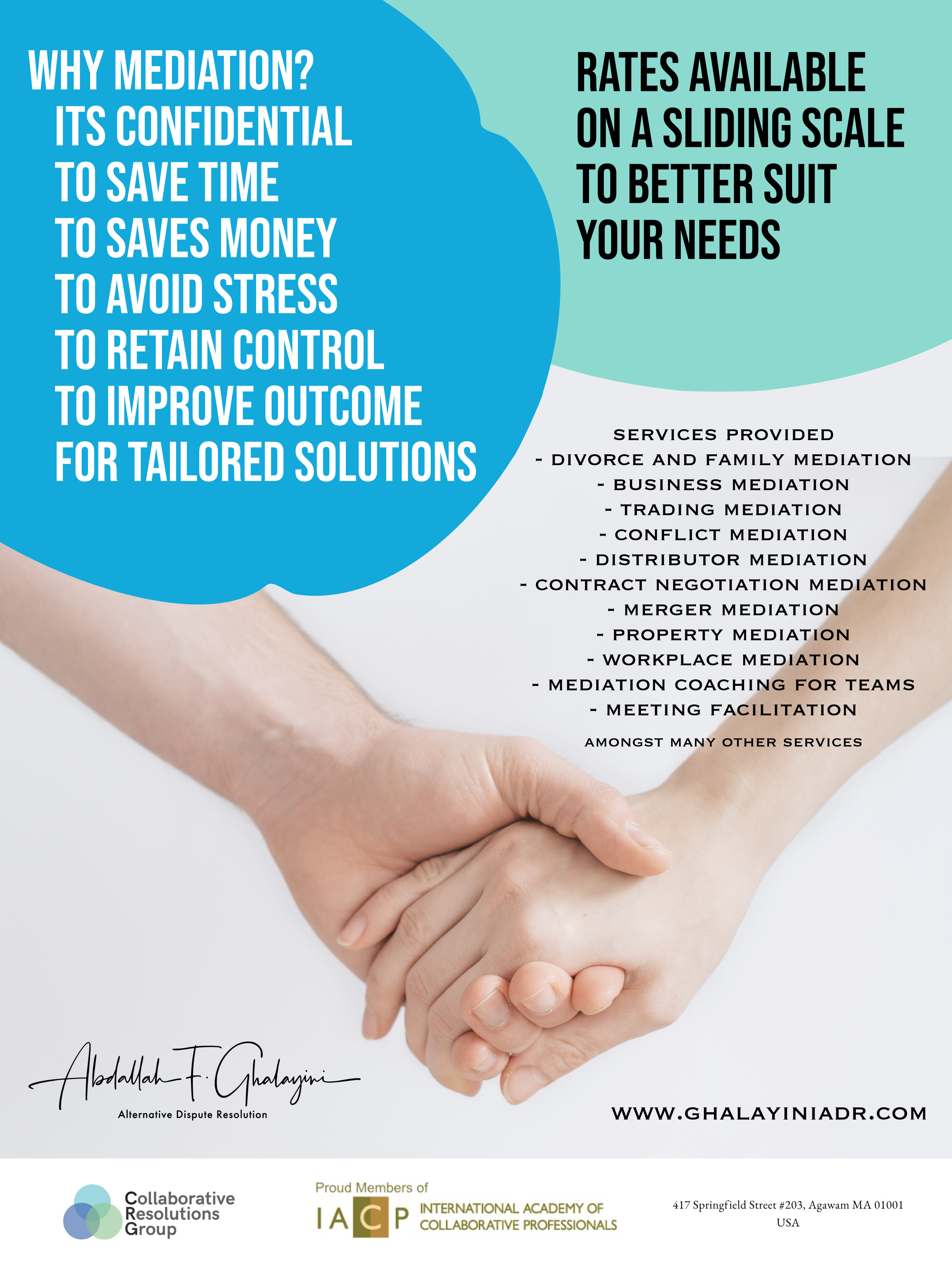 Design de Flyer par AnninWonderland pour Ghalayini-ADR | Design #28465671