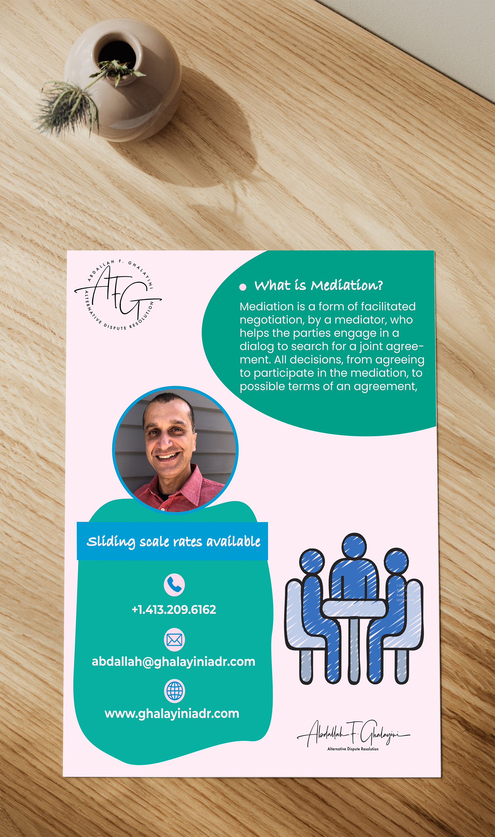 Flyer Design by Eclipse Creative for Ghalayini-ADR | Design #28467122