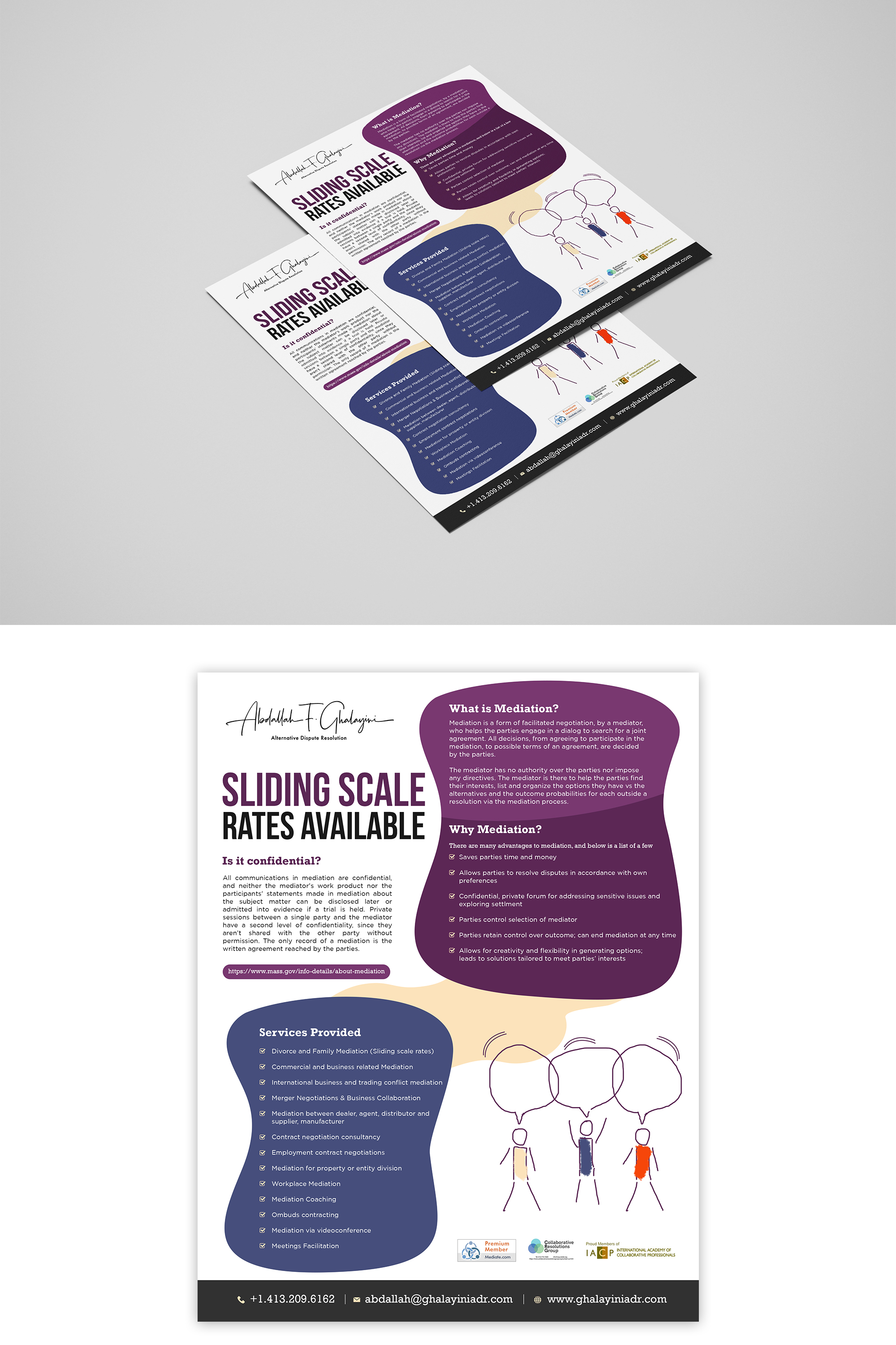 Design de Flyer par Design Motion pour Ghalayini-ADR | Design #28469053