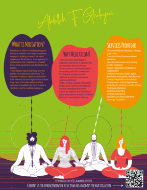 Diseño de Flyer por Vyacheslav65 para Ghalayini-ADR | Diseño #28458776