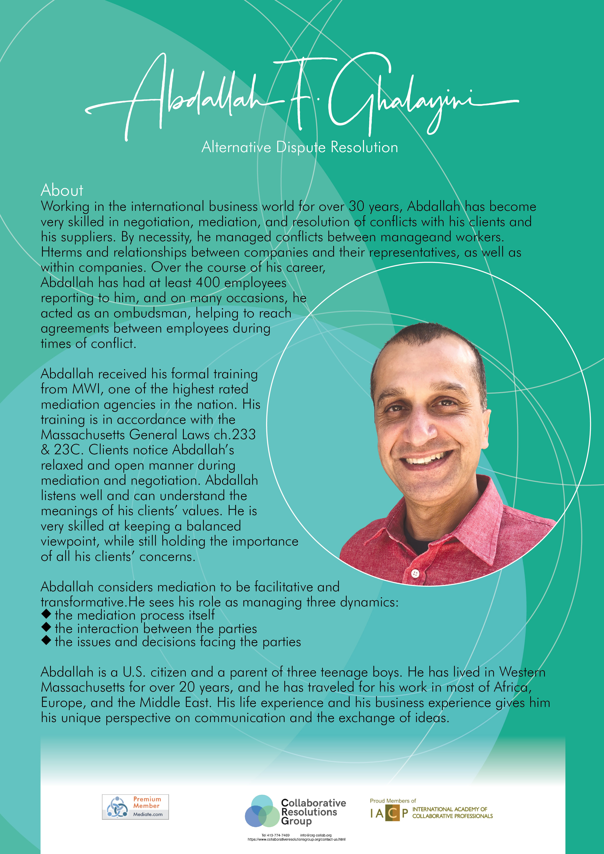 Flyer-Design von ganz abecia für Ghalayini-ADR | Design #28484433