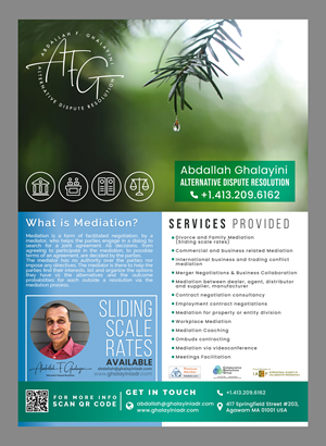 Design de Flyer par HeshanKavinda pour Ghalayini-ADR | Design : #28484925