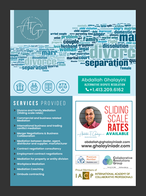 Design de Flyer par HeshanKavinda pour Ghalayini-ADR | Design : #28489360