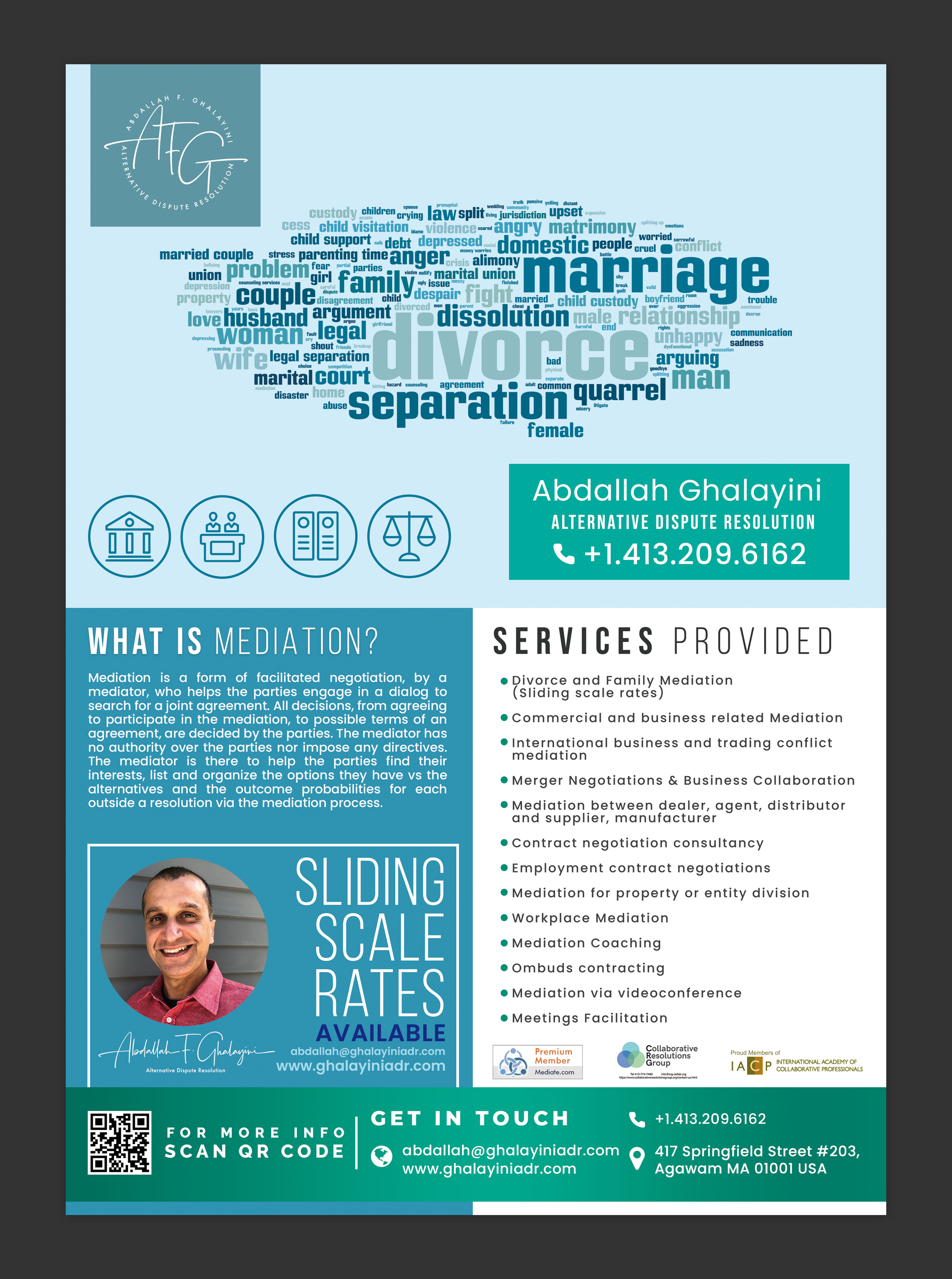 Flyer Design by HeshanKavinda for Ghalayini-ADR | Design #28489395