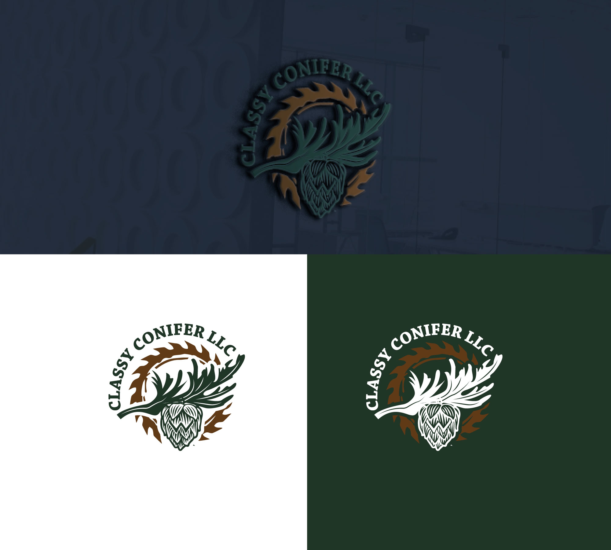 Logo Design by RRR Design for Classy Conifer | Design #28444204