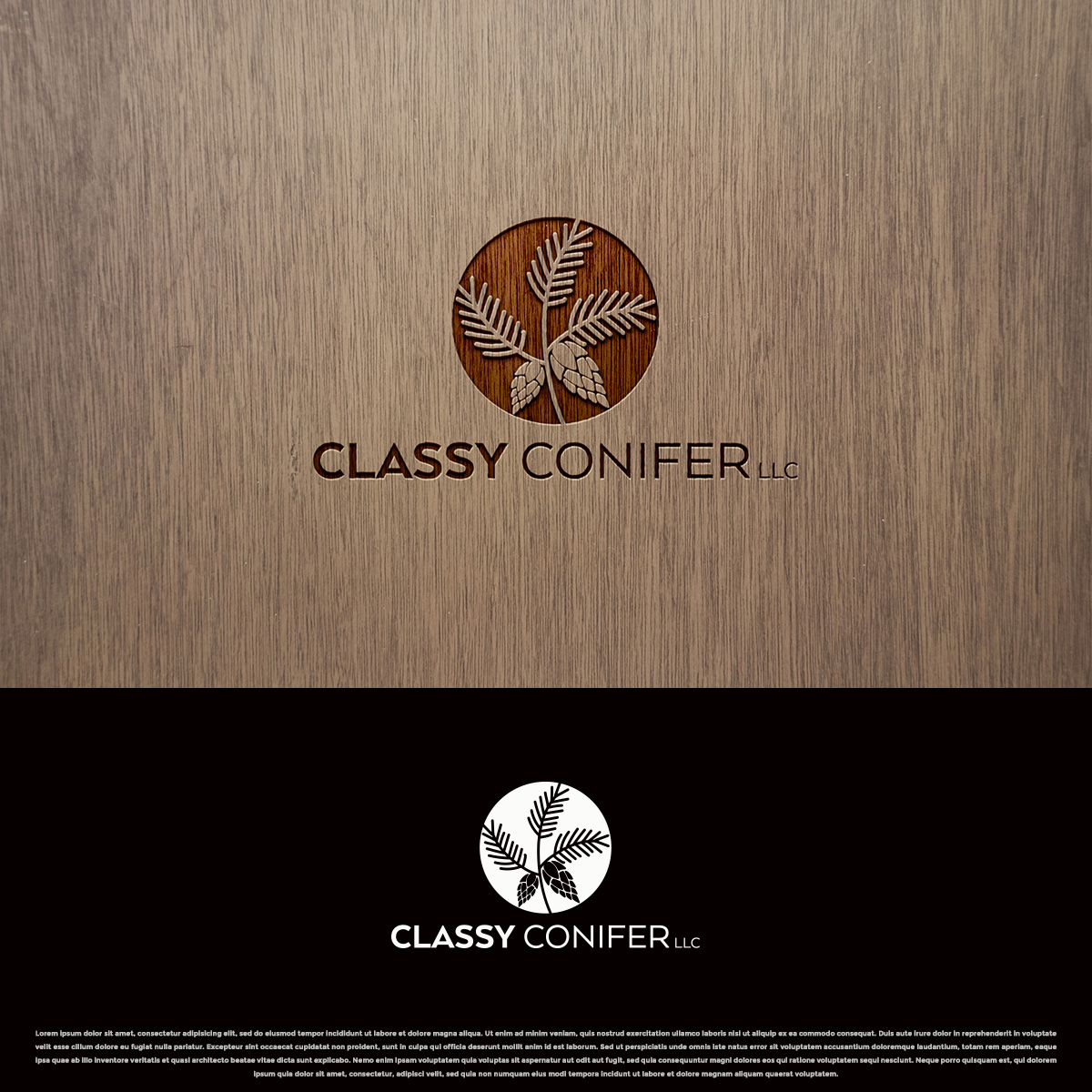 Logo Design by DesignDUO for Classy Conifer | Design #28469753