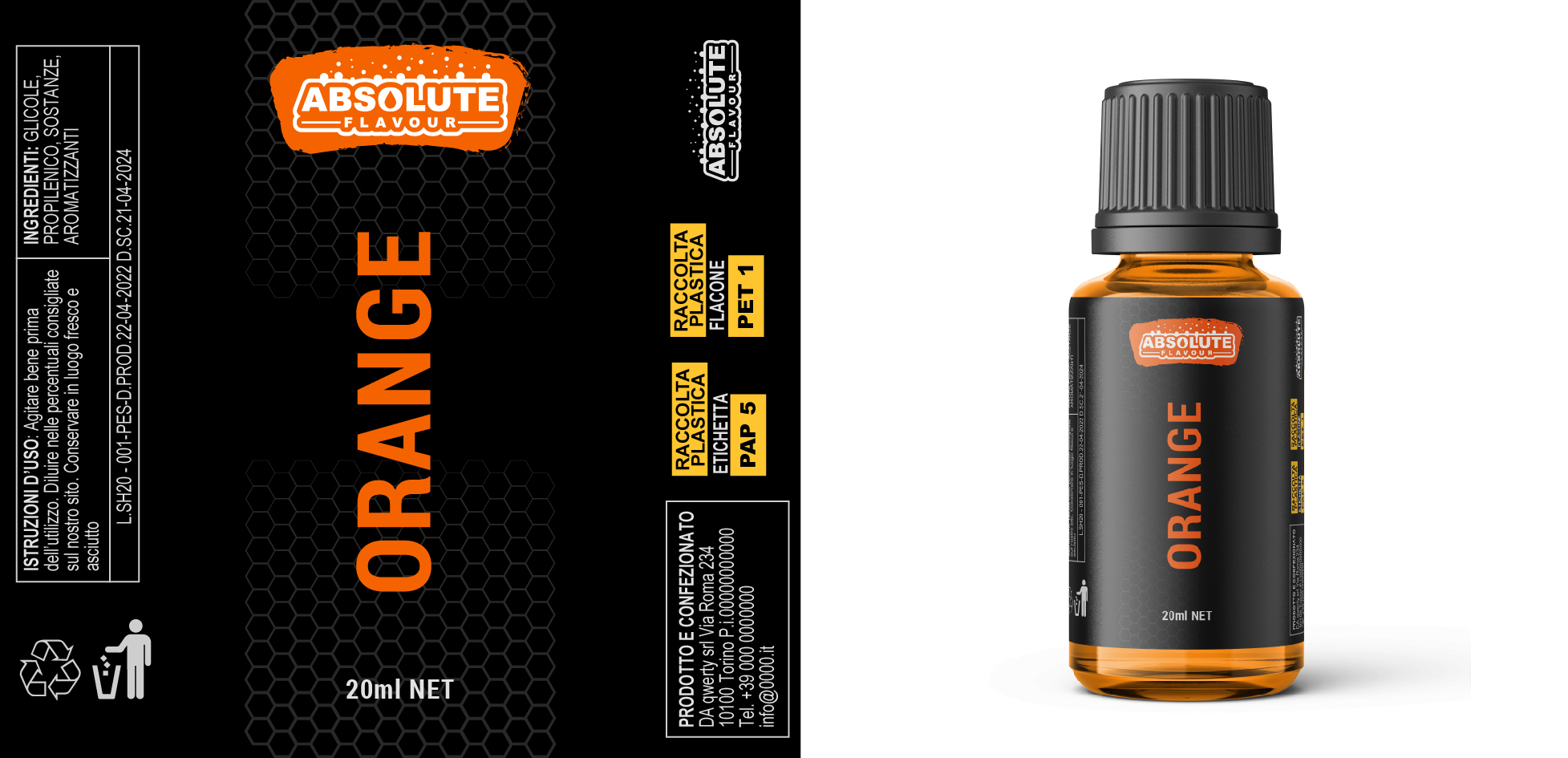 Label Design by karishma91 for ODSE SRL | Design #28463507