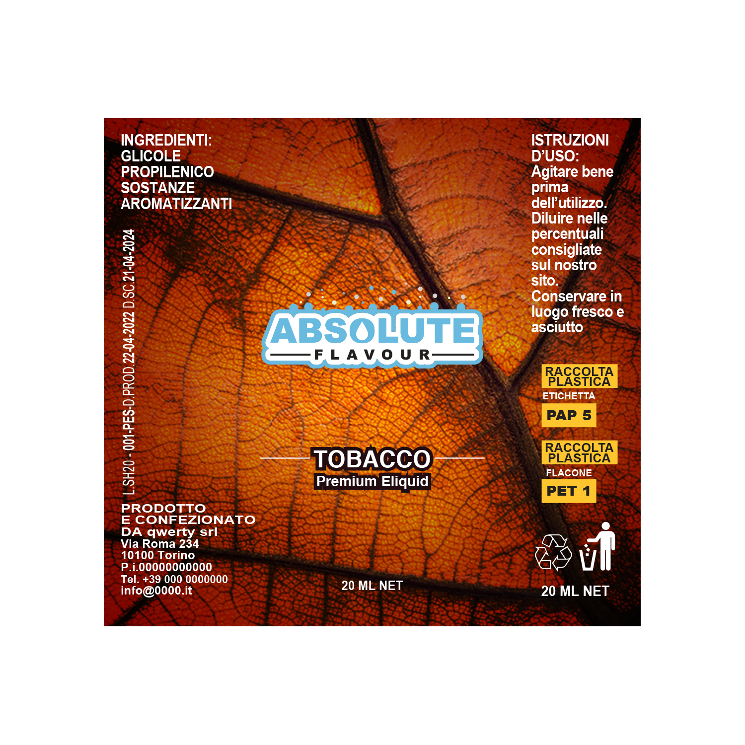 Label Design by Creative symbol for ODSE SRL | Design #28464288