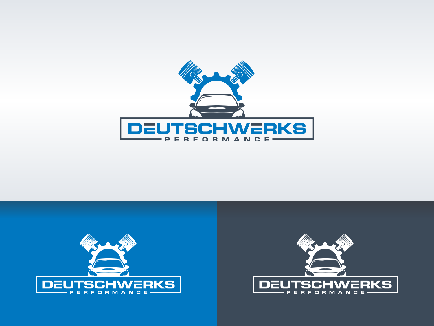 Logo Design by soffel for deutschwerks european auto  | Design #28446135