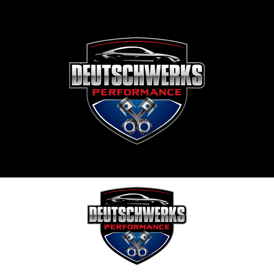 Logo Design by logoford for deutschwerks european auto  | Design #28453945