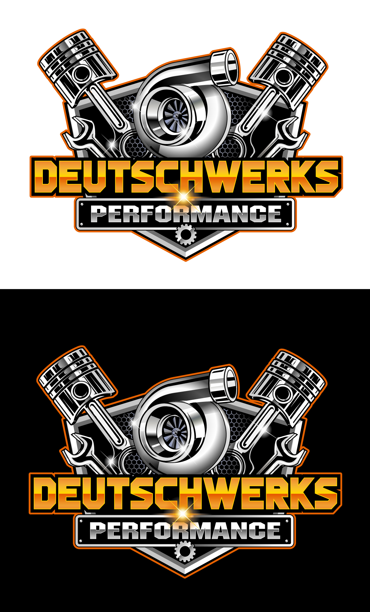 Logo Design by Shilpayan for deutschwerks european auto  | Design: #28458105
