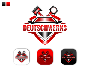 Logo Design by BabyDriverFour for deutschwerks european auto  | Design: #28461090