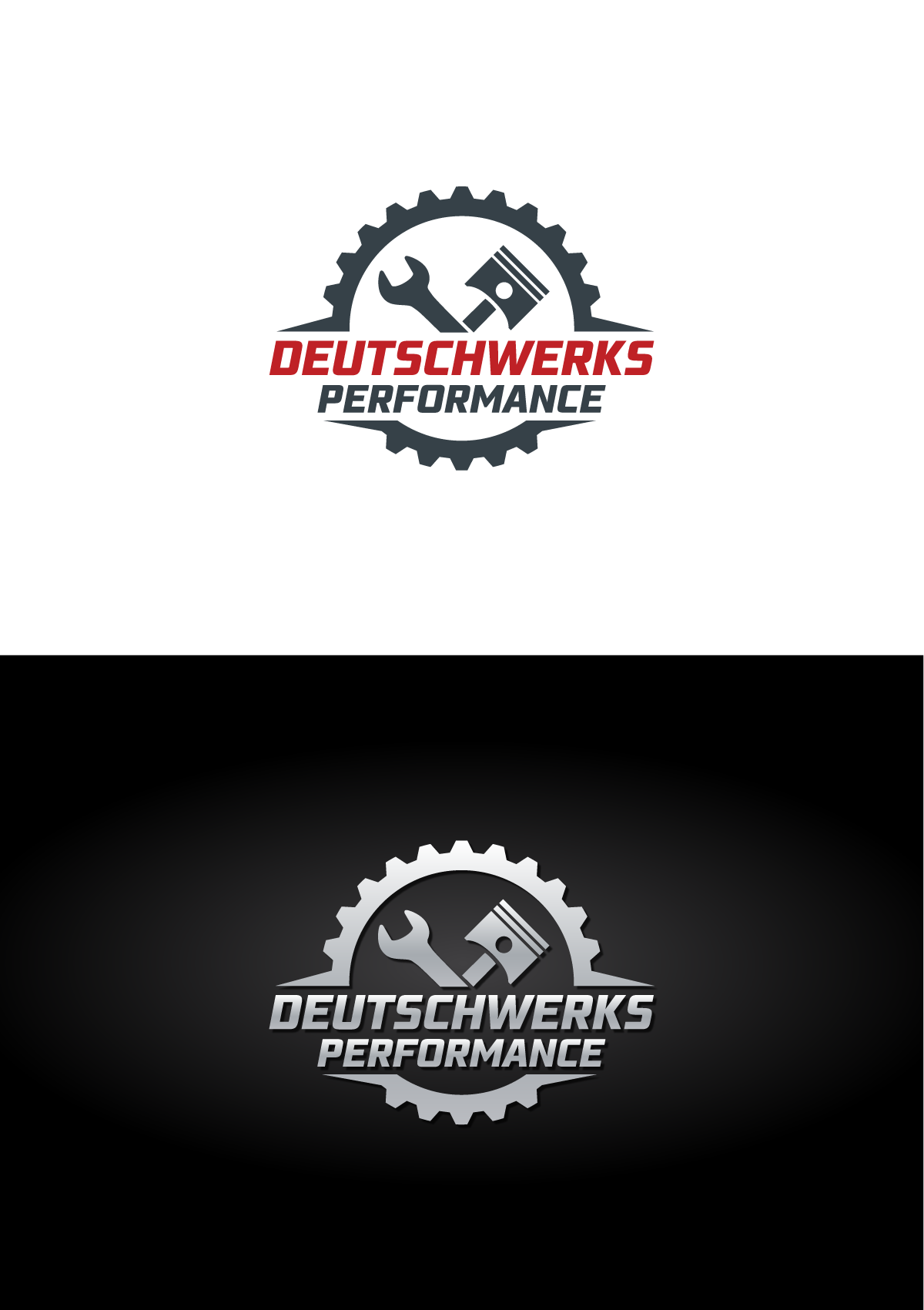 Logo-Design von MX-Design für deutschwerks european auto  | Design #28474779