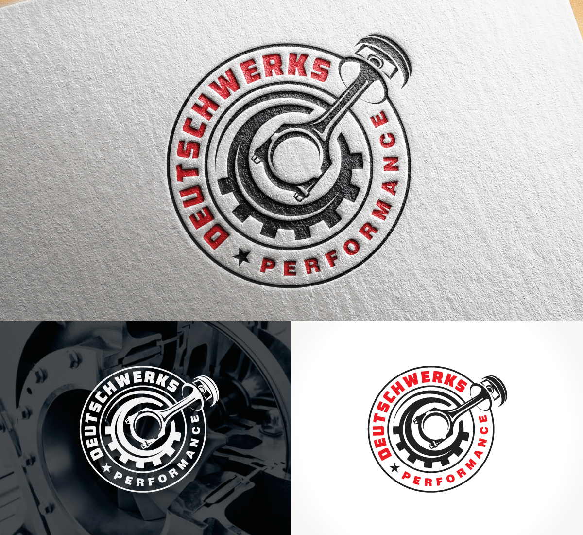 Logo Design by Dot Design 3 for deutschwerks european auto  | Design #28446407