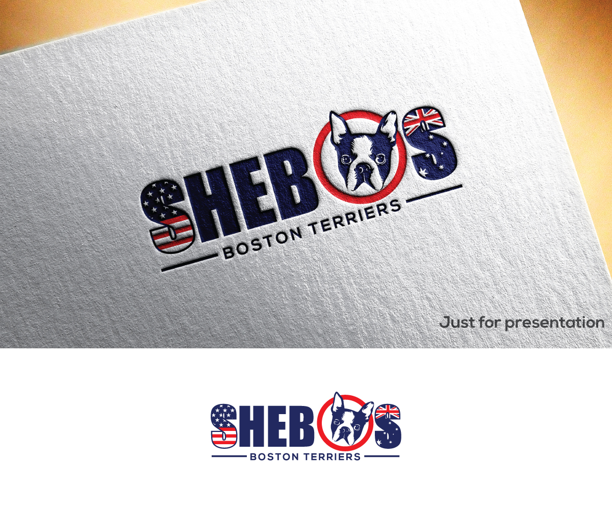 Logo Design by Logo Stock for Shebos Boston Terriers | Design #28450666