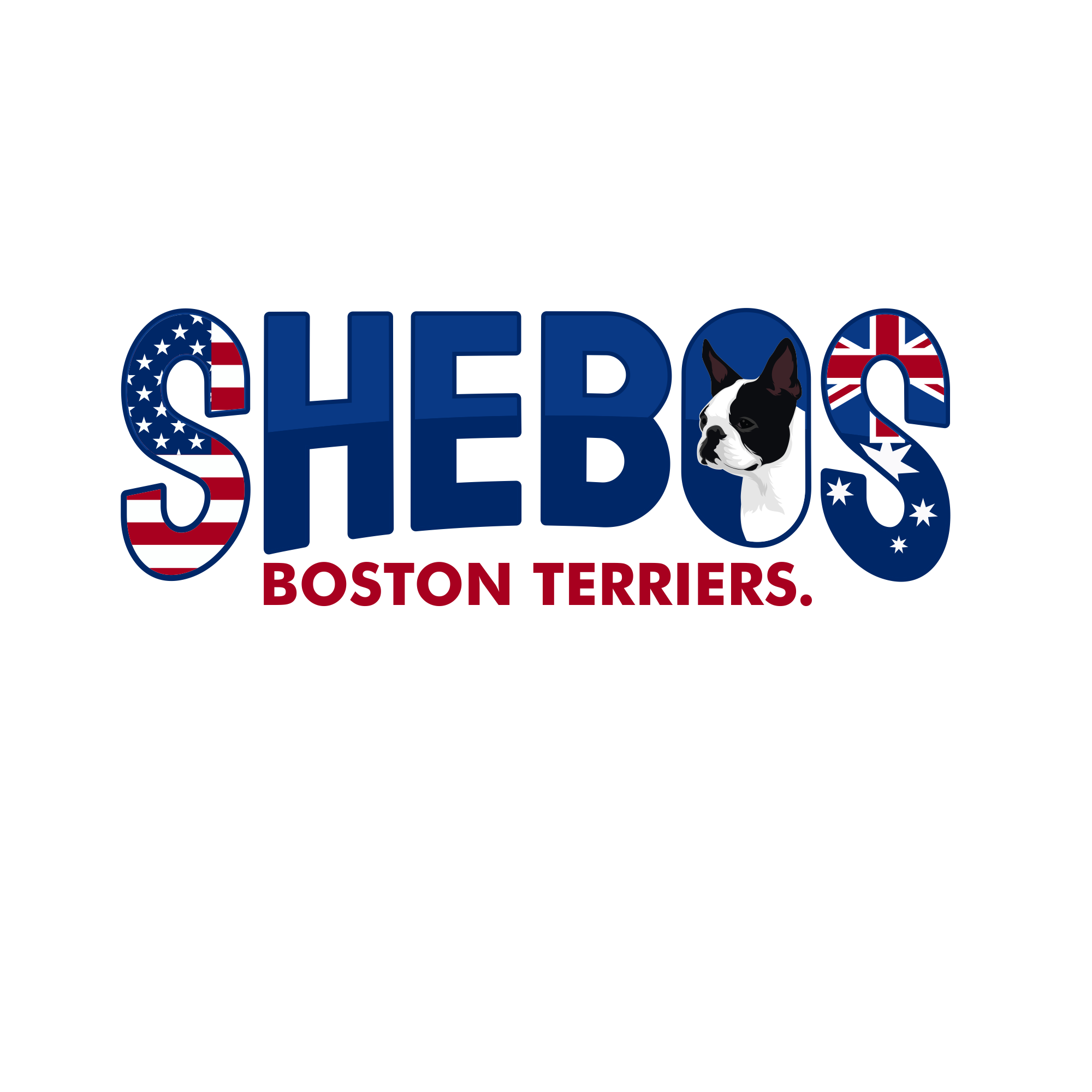 Logo Design by Helen Ramadhani for Shebos Boston Terriers | Design #28458706