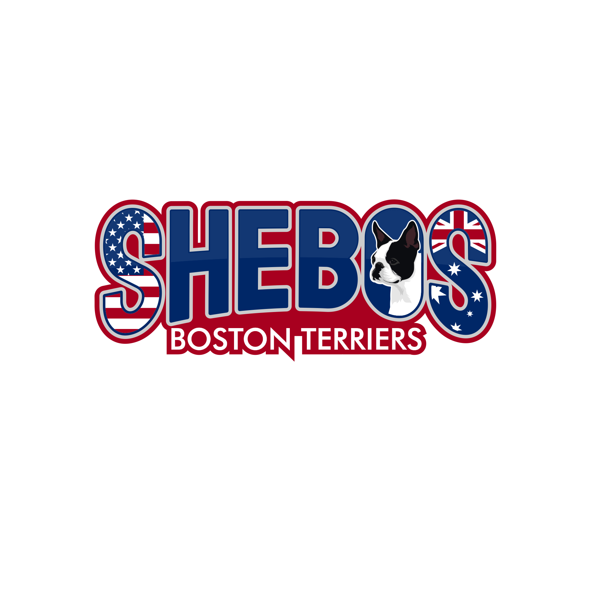 Diseño de Logo por Helen Ramadhani para Shebos Boston Terriers | Diseño #28463163