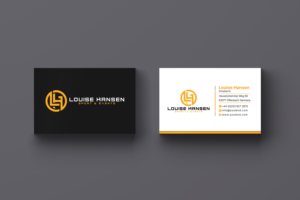 Business Card Design by Cretive Moon for Louise Hansen Sport & Events | Design #28446839