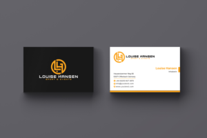 Visitenkarten-Design von Creative Moon Design für Louise Hansen Sport & Events | Design: #28446840