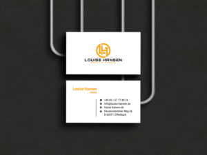 Business Card Design by Omee for Louise Hansen Sport & Events | Design: #28447517