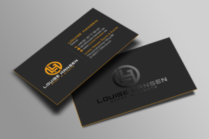 Business Card Design by Creations Box 2015 for Louise Hansen Sport & Events | Design: #28451467