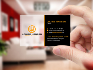 Business Card Design by Creations Box 2015 for Louise Hansen Sport & Events | Design: #28454386