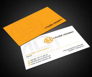 Business Card Design by Creations Box 2015 for Louise Hansen Sport & Events | Design: #28454397