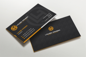 Visitenkarten-Design von LAXMI DESIGNHUB für Louise Hansen Sport & Events | Design: #28447428