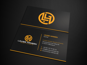Visitenkarten-Design von Tripti Ranjan Gain für Louise Hansen Sport & Events | Design: #28449145