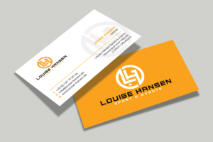 Visitenkarten-Design von Tripti Ranjan Gain für Louise Hansen Sport & Events | Design: #28449159
