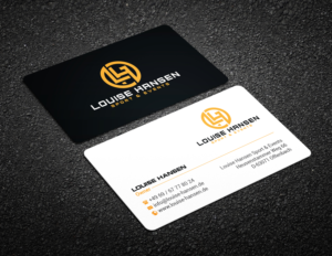 Visitenkarten-Design von R.design für Louise Hansen Sport & Events | Design: #28448488