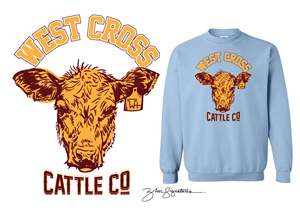 T-shirt Design by Zhor Signatures for West Cross Ranch | Design: #28468771