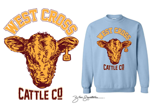 T-Shirt-Design von Zhor Signatures für West Cross Ranch | Design #28469213