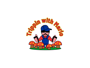 Trippin with Mario | Diseño de Logo por BNdesigner