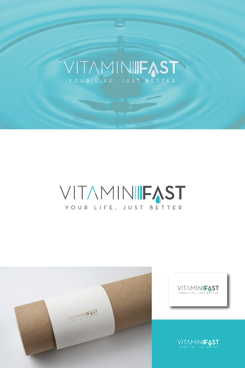 Logo Design by Amethystica for VITAMIN FAST | Design #28472841