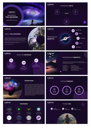 The Universe Ministry Pitchdeck Template | PowerPoint-Design von pb