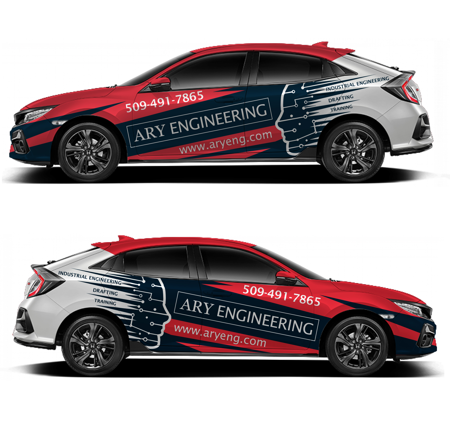 Car Wrap Design by R1N_DSGN for ARY Engineering | Design #28474024