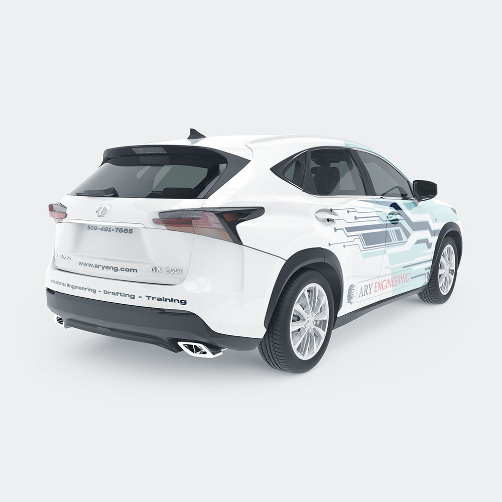 Car Wrap Design by ADAM DESIGN for ARY Engineering | Design #28463724