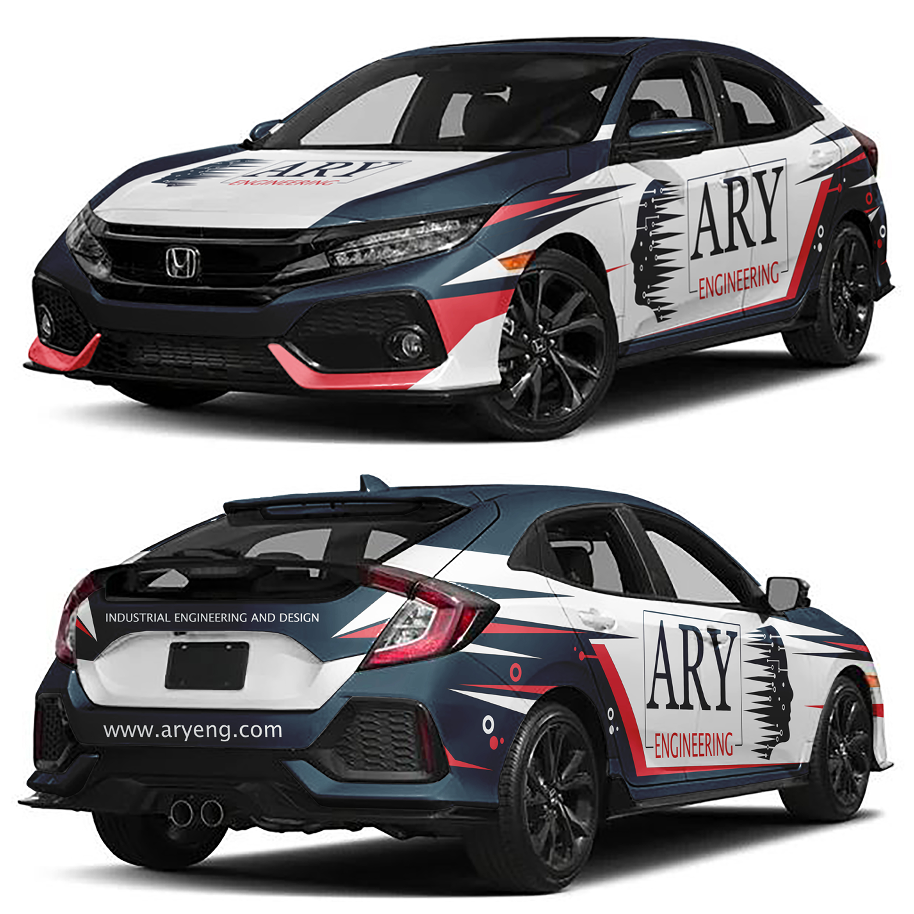 Car Wrap Design by MAKE ME THE WINNER for ARY Engineering | Design #28521813