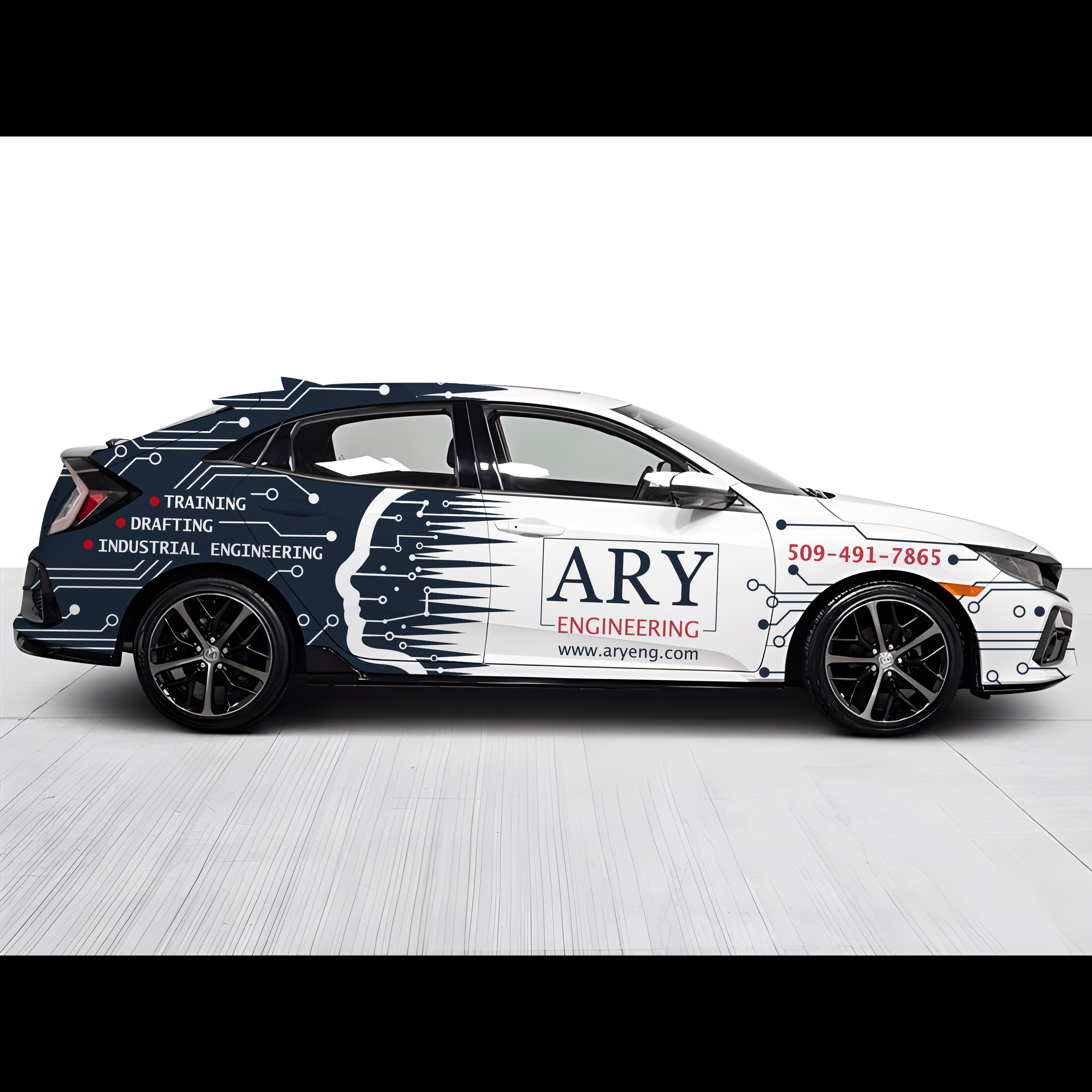 Car Wrap Design by haru_ichiban for ARY Engineering | Design #28462651