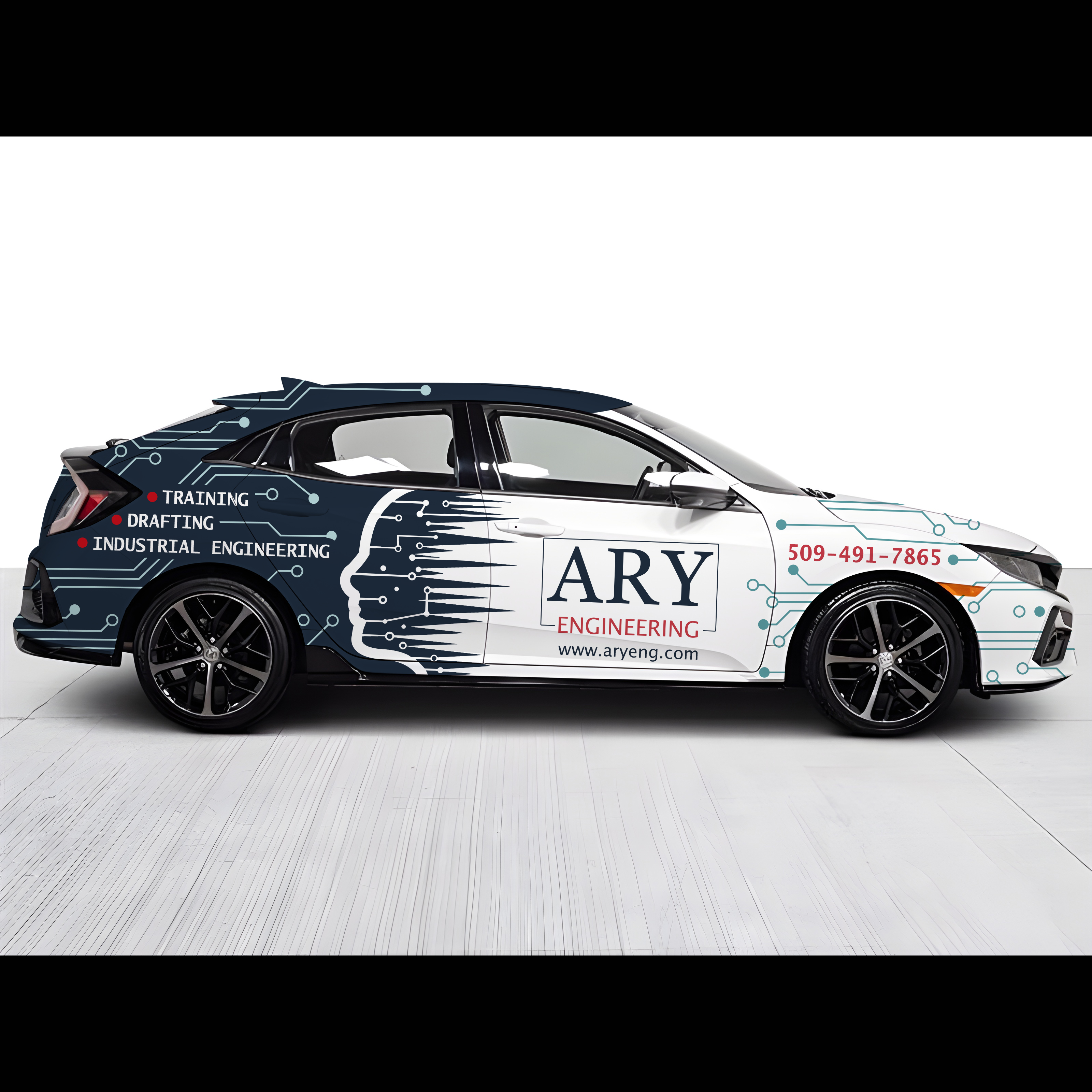 Car Wrap Design by haru_ichiban for ARY Engineering | Design #28473016
