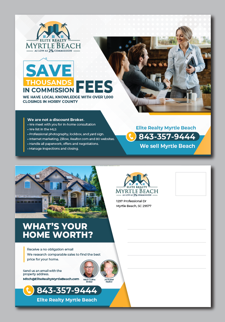 Postcard Design by alex989 for this project | Design #28453870