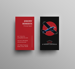 Business Card Design by JK18 for JC Roberts Insurance | Design: #28486422