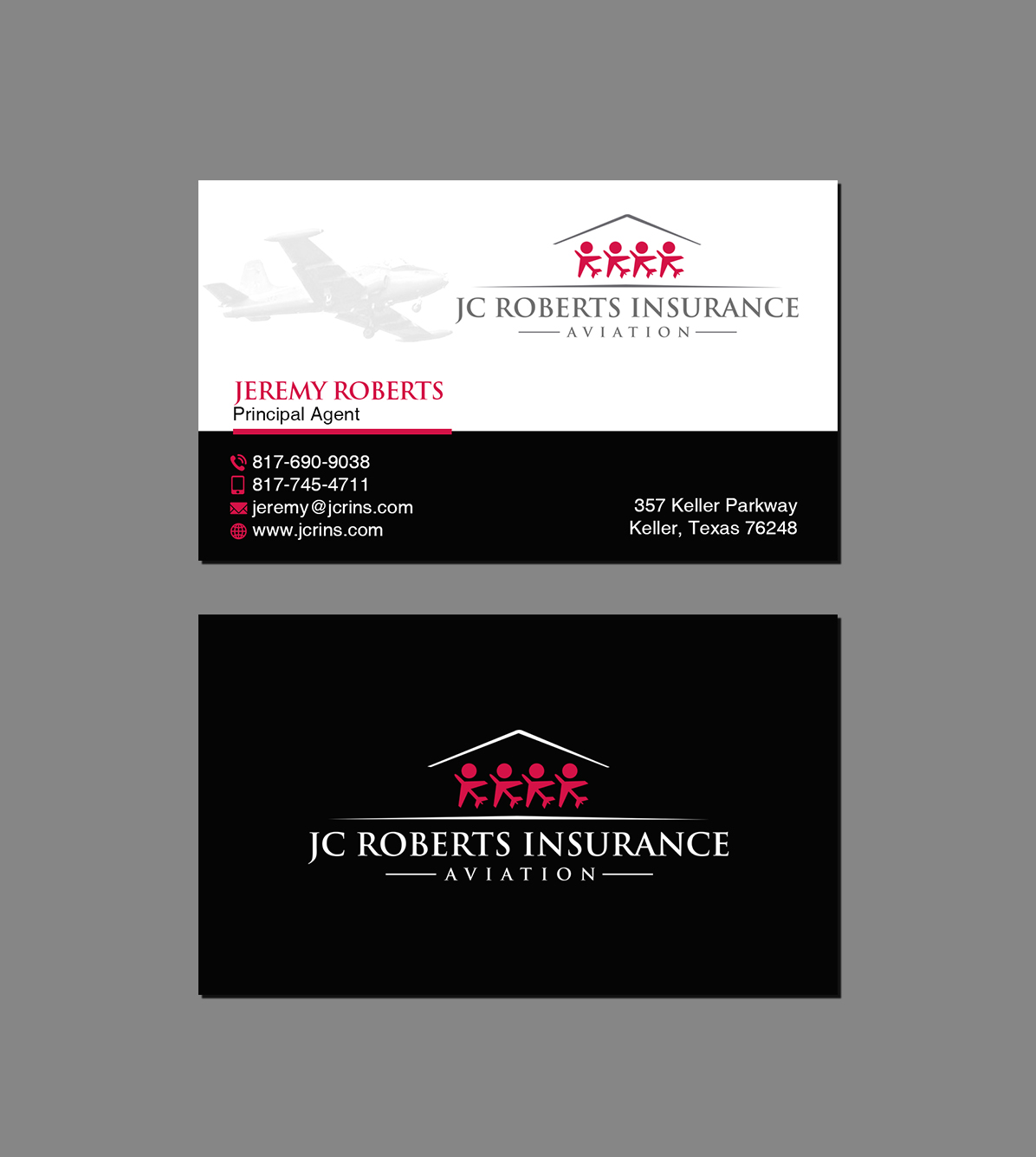 Business Card Design by Creations Box 2015 for JC Roberts Insurance | Design #28466525