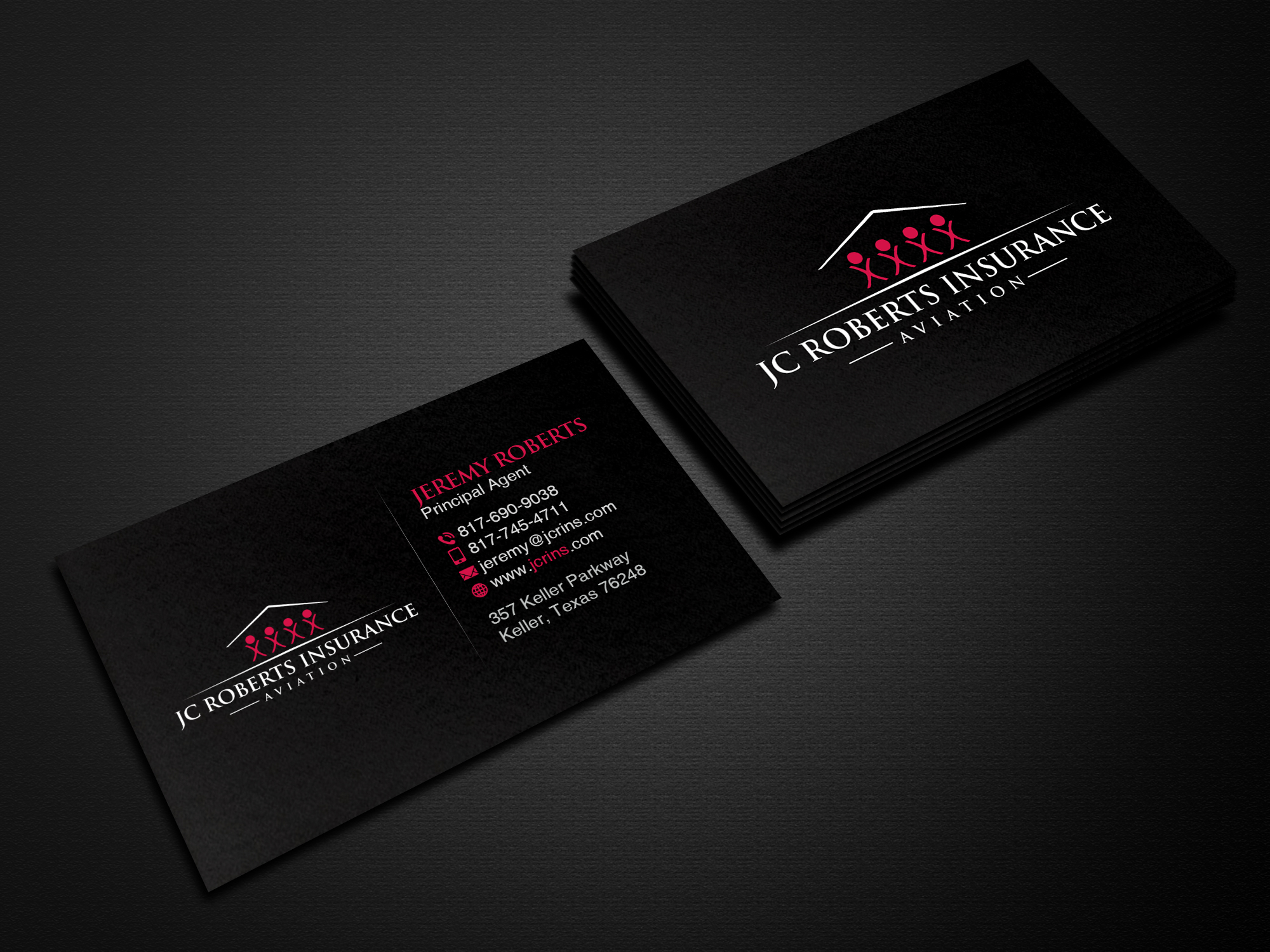 Business Card Design by Creations Box 2015 for JC Roberts Insurance | Design #28466528
