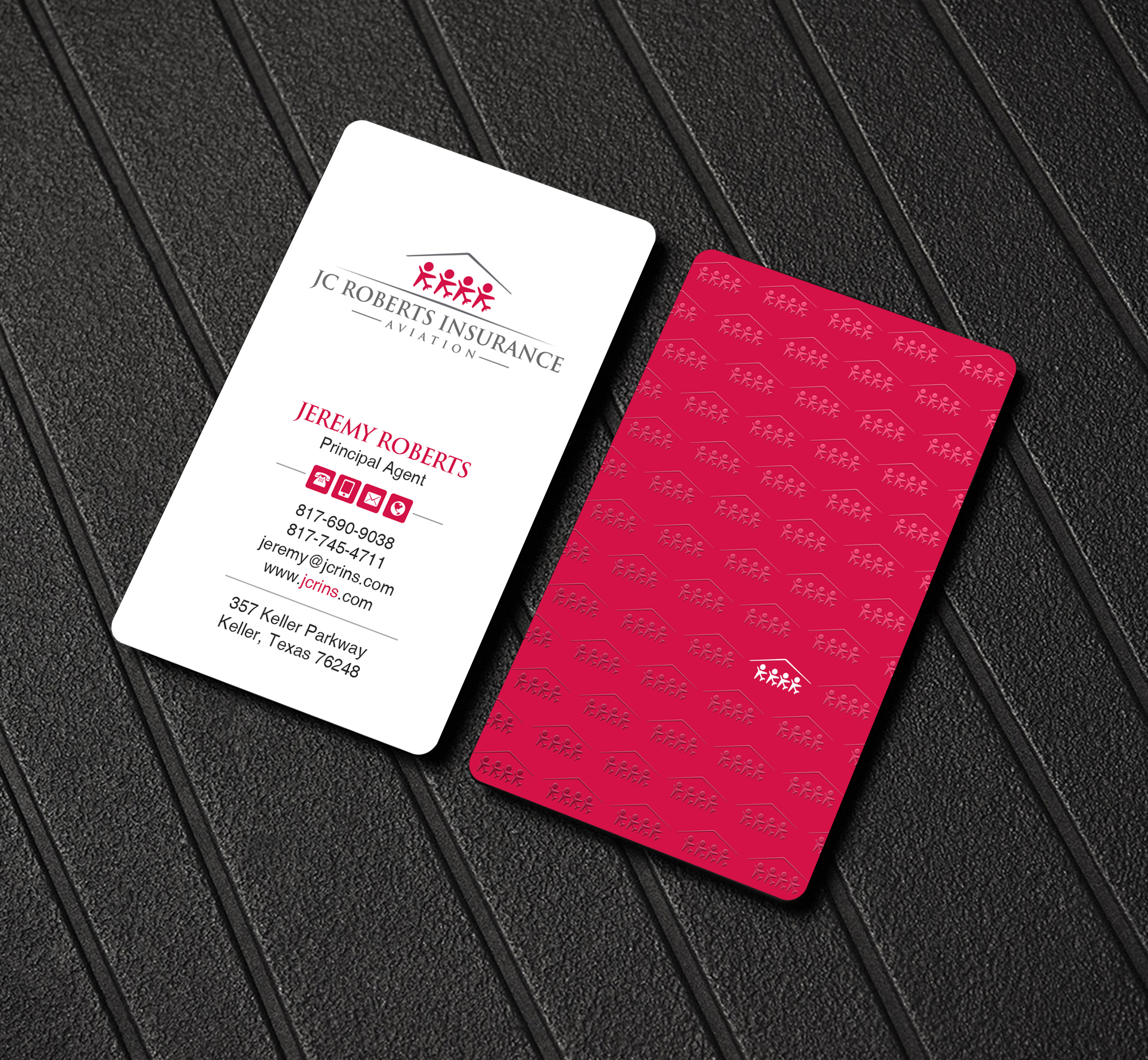 Design de Carte de Visite par Creations Box 2015 pour JC Roberts Insurance | Design #28471356