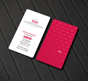 Business Card Design by Creations Box 2015 for JC Roberts Insurance | Design: #28471356