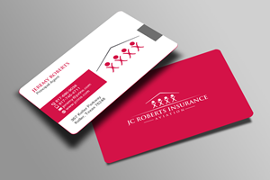 Business Card Design by Creations Box 2015 for JC Roberts Insurance | Design: #28471377