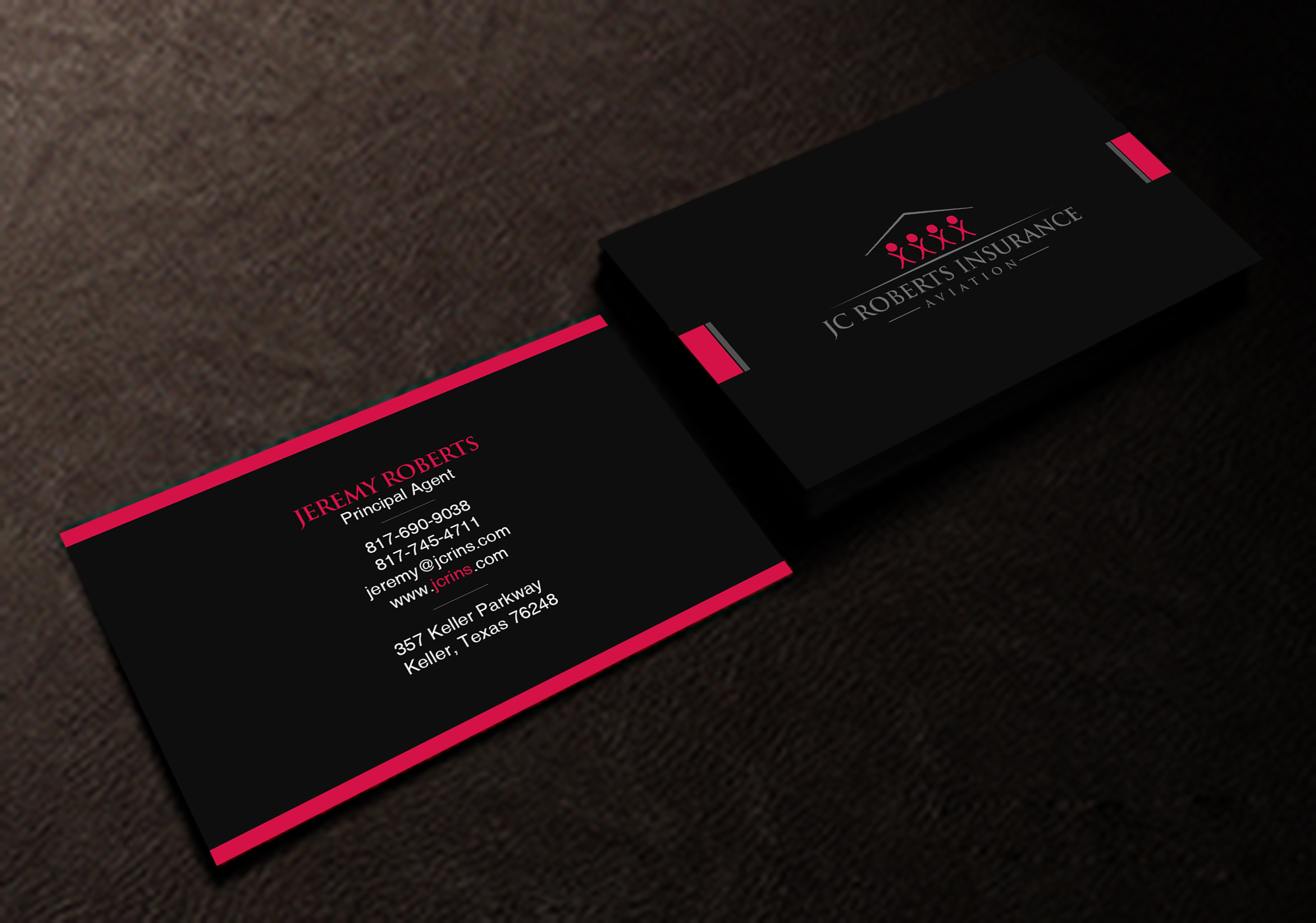 Visitenkarten-Design von Creations Box 2015 für JC Roberts Insurance | Design #28471385